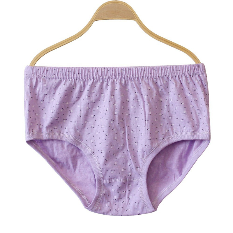 Памучно бельо за мъже и жени със средна талия, дишащо, едноцветно, 100% памук, за пенсионери