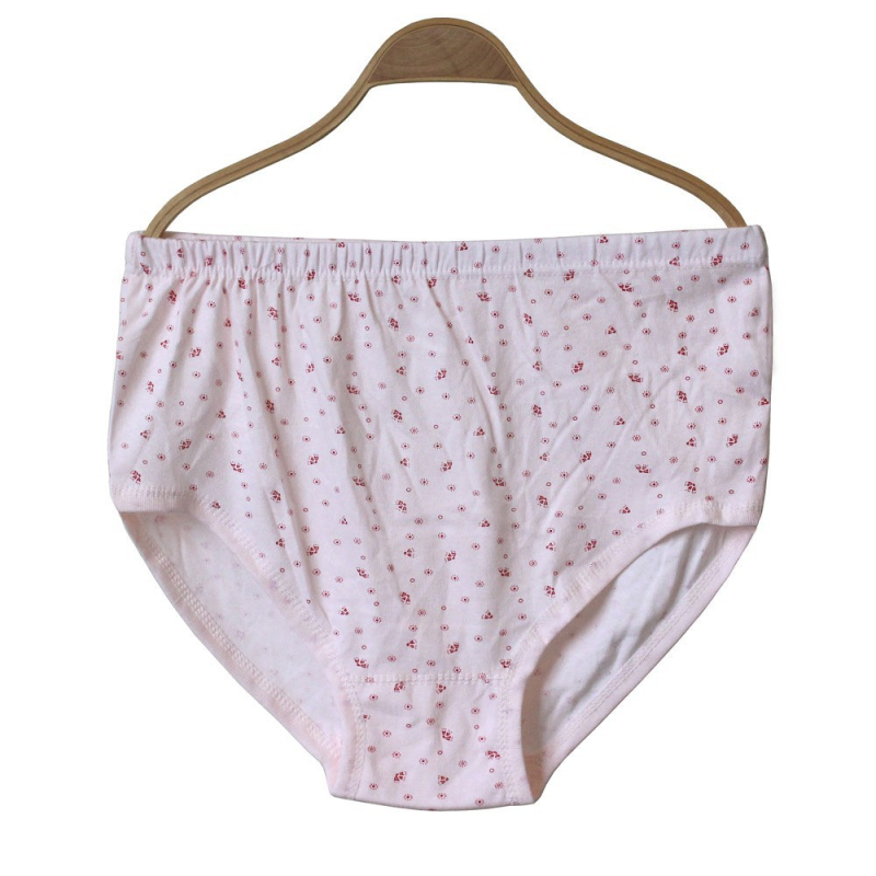 Памучно бельо за мъже и жени със средна талия, дишащо, едноцветно, 100% памук, за пенсионери