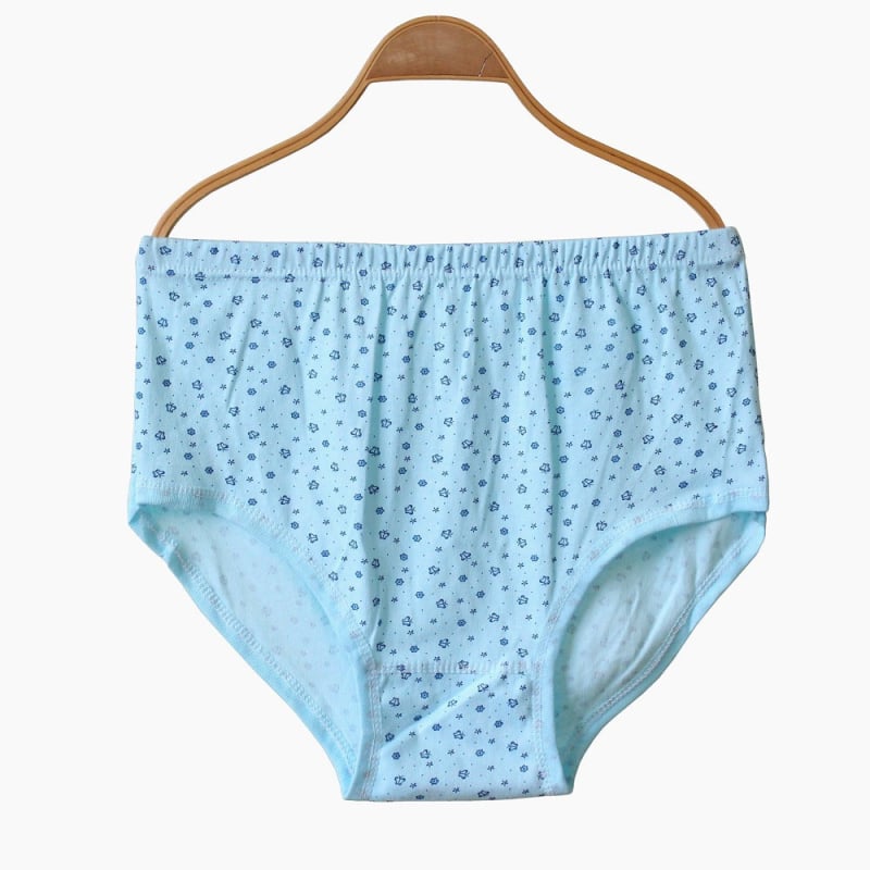 Памучно бельо за мъже и жени със средна талия, дишащо, едноцветно, 100% памук, за пенсионери