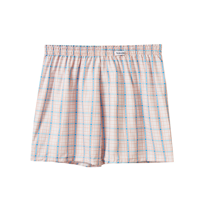 Мъжки боксерки с каре, полиестерна тъкан, средна талия, дишащи