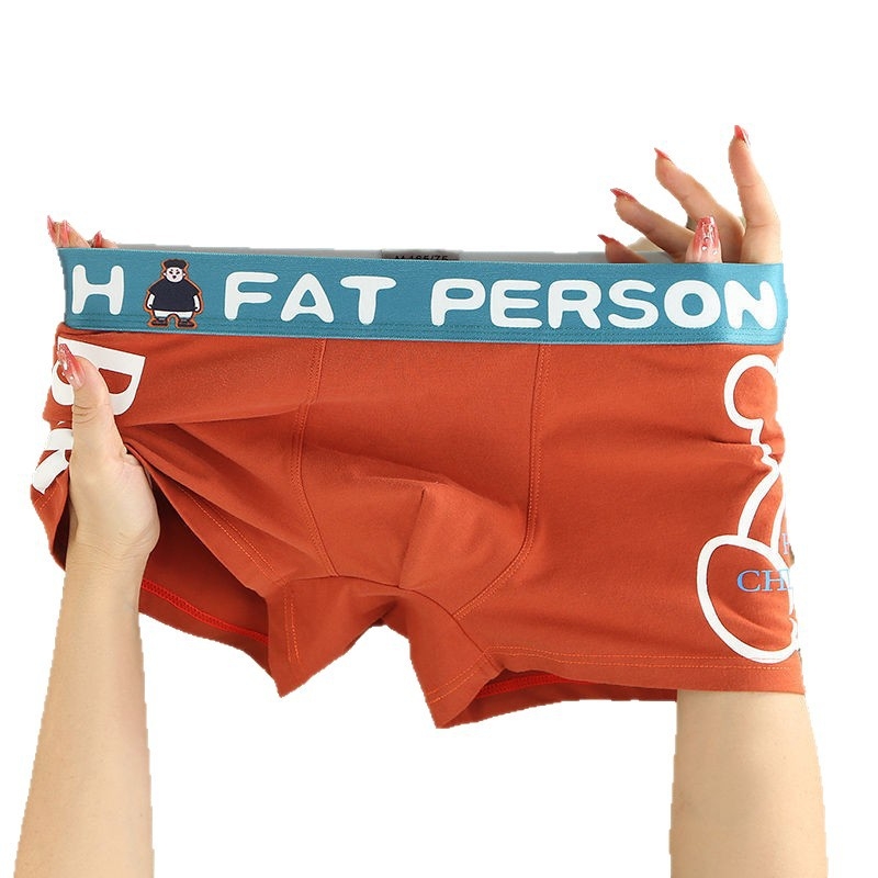 Muške bokserice od pamuka, sa srednjim strukom, za mlade, udobnost kroz cijelu godinu, pamuk pletena tkanina