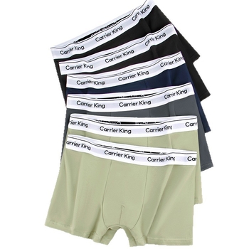 Muške boxerice od 100% pamuka, pletene, srednji pojas, prozračne i udobne