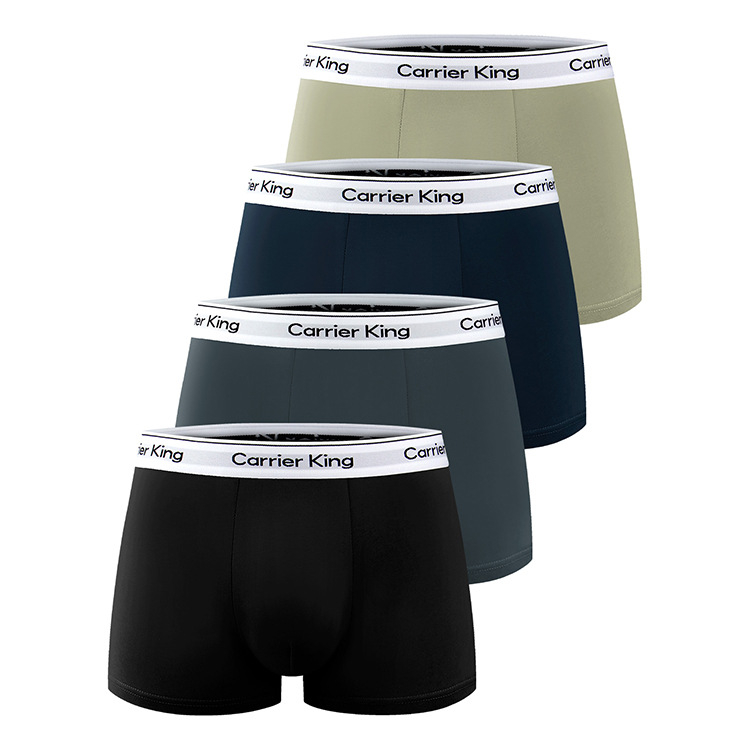 Muške boxerice od 100% pamuka, pletene, srednji pojas, prozračne i udobne