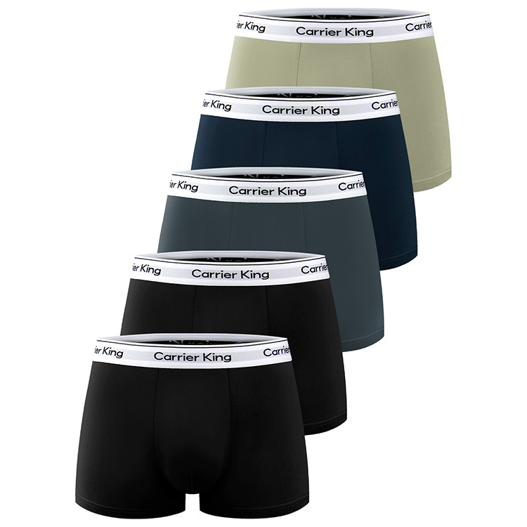 Muške boxerice od 100% pamuka, pletene, srednji pojas, prozračne i udobne