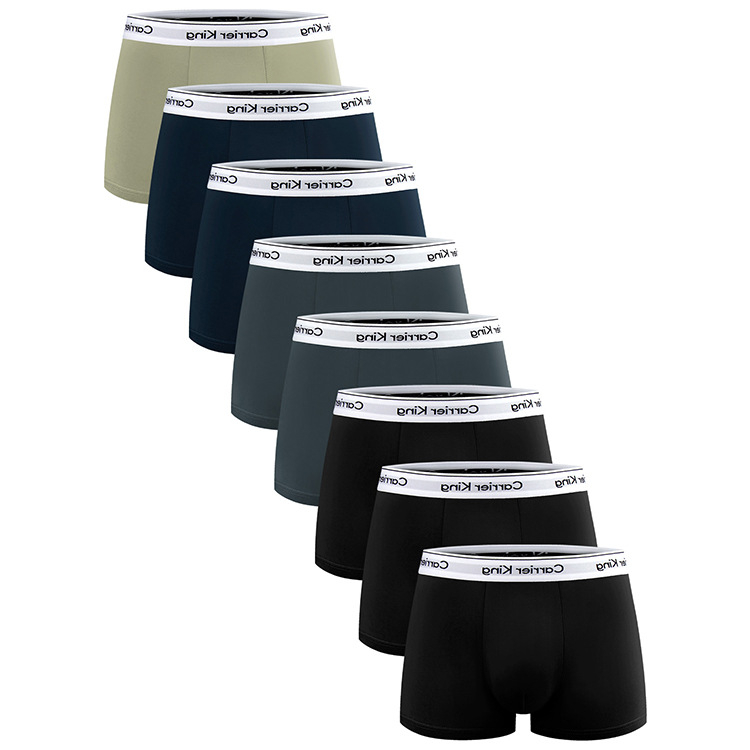 Muške boxerice od 100% pamuka, pletene, srednji pojas, prozračne i udobne