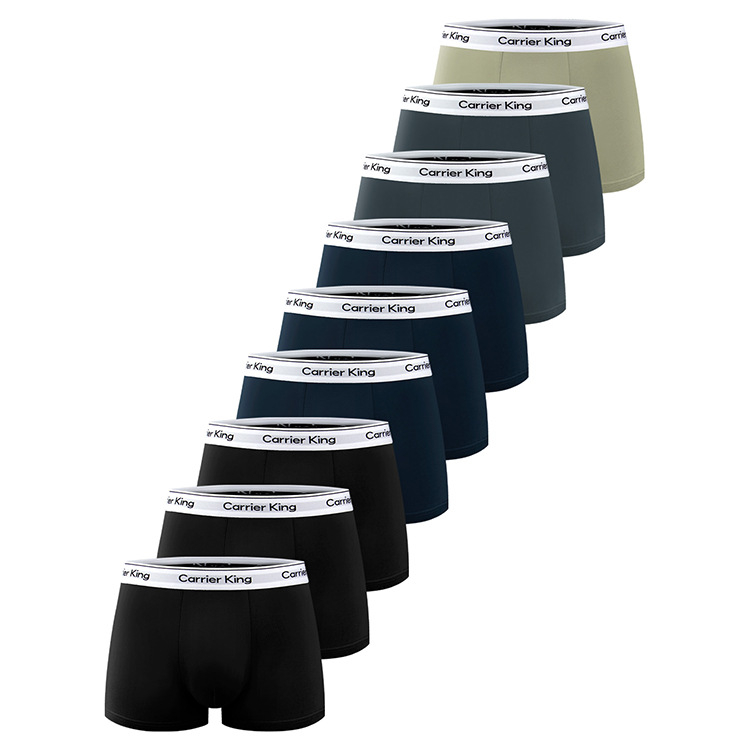 Muške boxerice od 100% pamuka, pletene, srednji pojas, prozračne i udobne