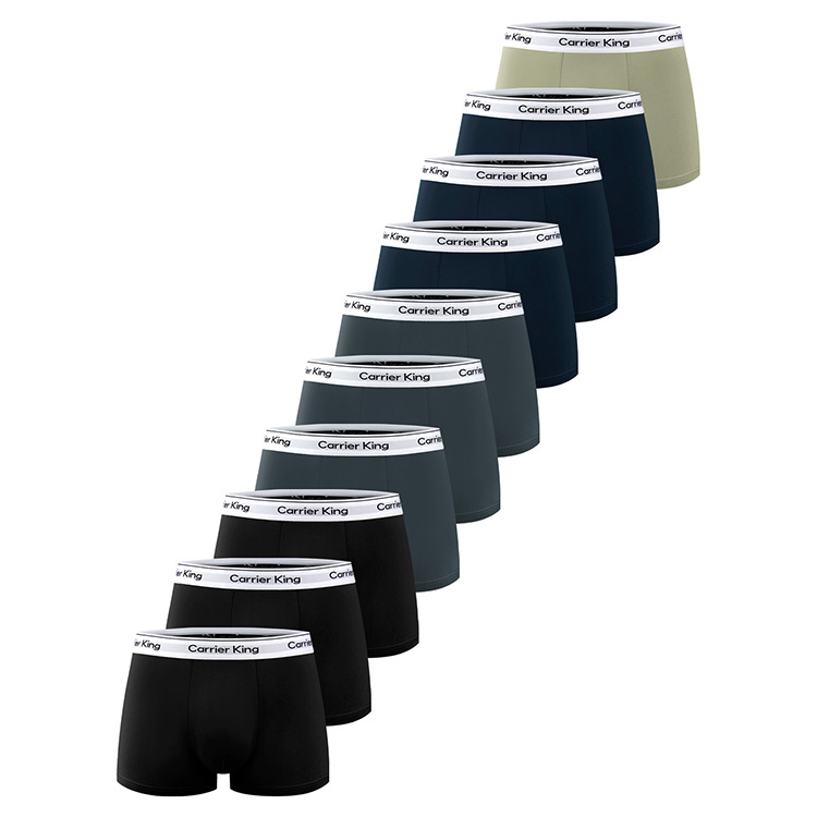 Muške boxerice od 100% pamuka, pletene, srednji pojas, prozračne i udobne