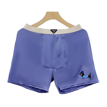 Boxeri pentru bărbați Ice Silk – respirabili, antibacterieni, tricot din nailon, talie medie, uni, căptușeală din viscoză 90–95%