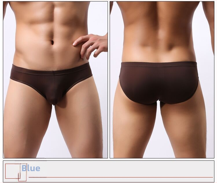 Meeste ice silk aluspüksid U‑convektsiooni disainiga, hingavad, lihtsa kudumisega kangas, peamine materjal Nylon 80–90%