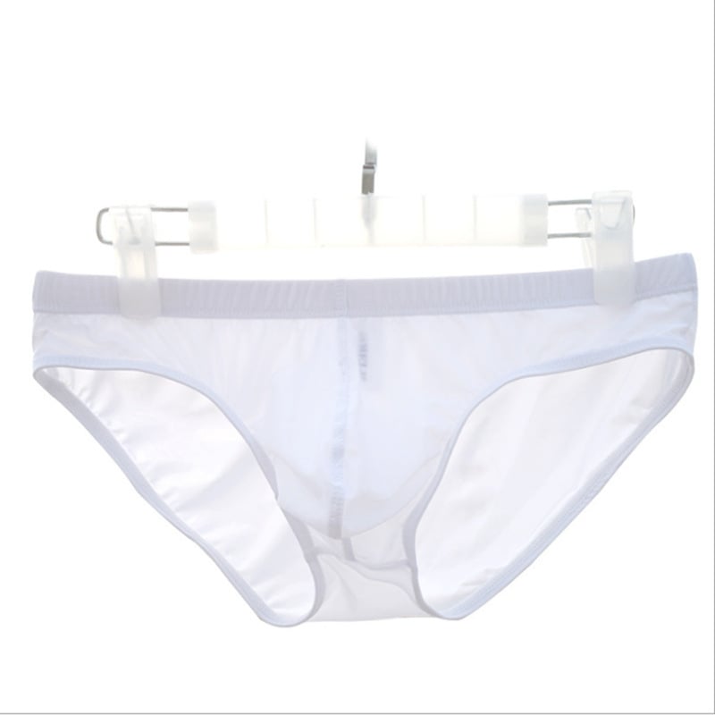 Meeste ice silk aluspüksid U‑convektsiooni disainiga, hingavad, lihtsa kudumisega kangas, peamine materjal Nylon 80–90%