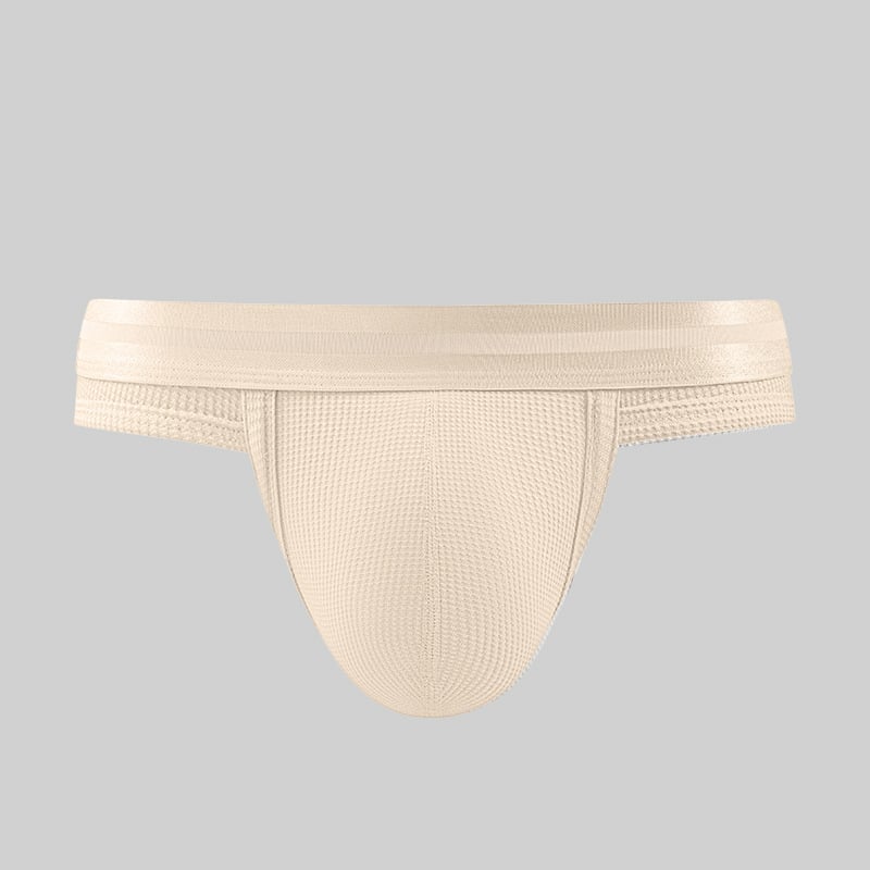 Meeste aluspüksid vahvlipuuvillast, hingavad, kõrge elastus, kootud materjal, ühestooniline muster