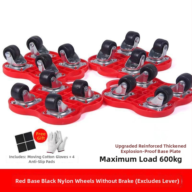 Univerzálne ťažké presúvacie kolieska s brzdou — 40-dielna sada nástrojov na demontáž pre domácnosť, nábytok, postele a skrine