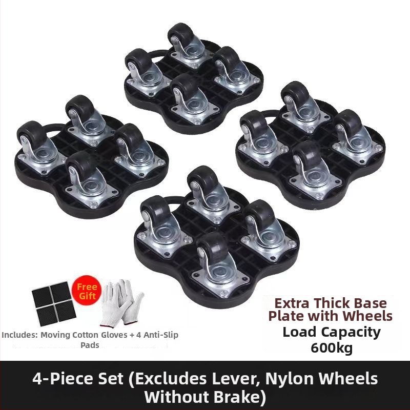 Univerzálne ťažké presúvacie kolieska s brzdou — 40-dielna sada nástrojov na demontáž pre domácnosť, nábytok, postele a skrine