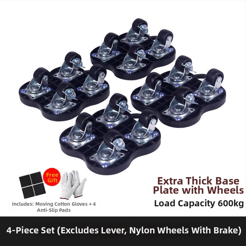 Univerzálne ťažké presúvacie kolieska s brzdou — 40-dielna sada nástrojov na demontáž pre domácnosť, nábytok, postele a skrine