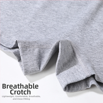 Дамски памучни боксерки безшевни, дишащи, средна талия