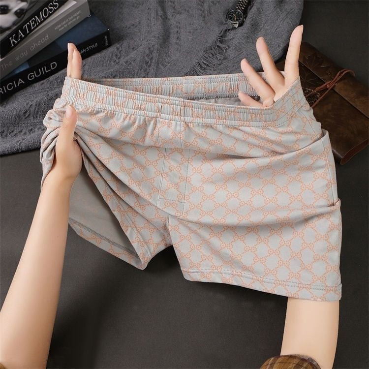 Meeste puuvillased bokserid, hingavad, keskmise kõrgusega vöökoht, 90–95% puuvill, kevadhooajaks