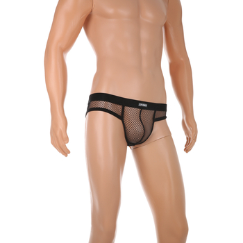 Meeste võrgust bokserid madala vöökoha, hingav kootud materjal, kubemesevooder elastaaniga