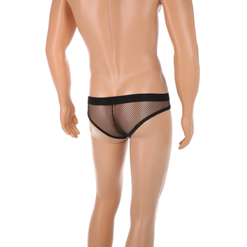 Meeste võrgust bokserid madala vöökoha, hingav kootud materjal, kubemesevooder elastaaniga