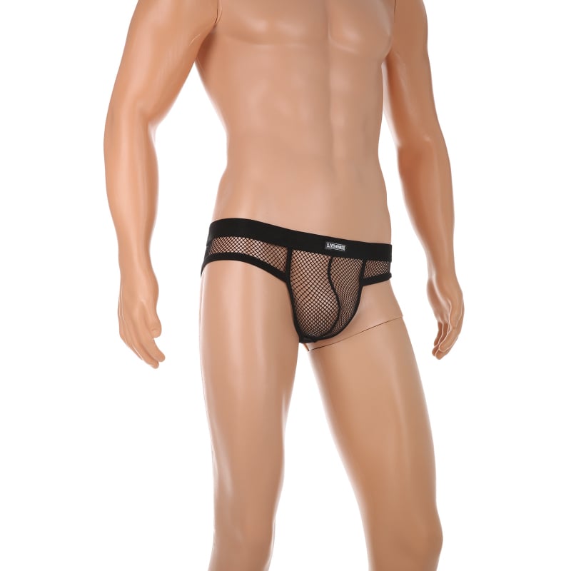 Meeste võrgust bokserid madala vöökoha, hingav kootud materjal, kubemesevooder elastaaniga