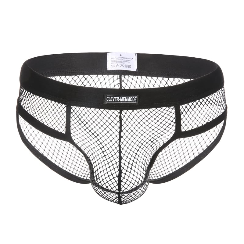 Meeste võrgust bokserid madala vöökoha, hingav kootud materjal, kubemesevooder elastaaniga