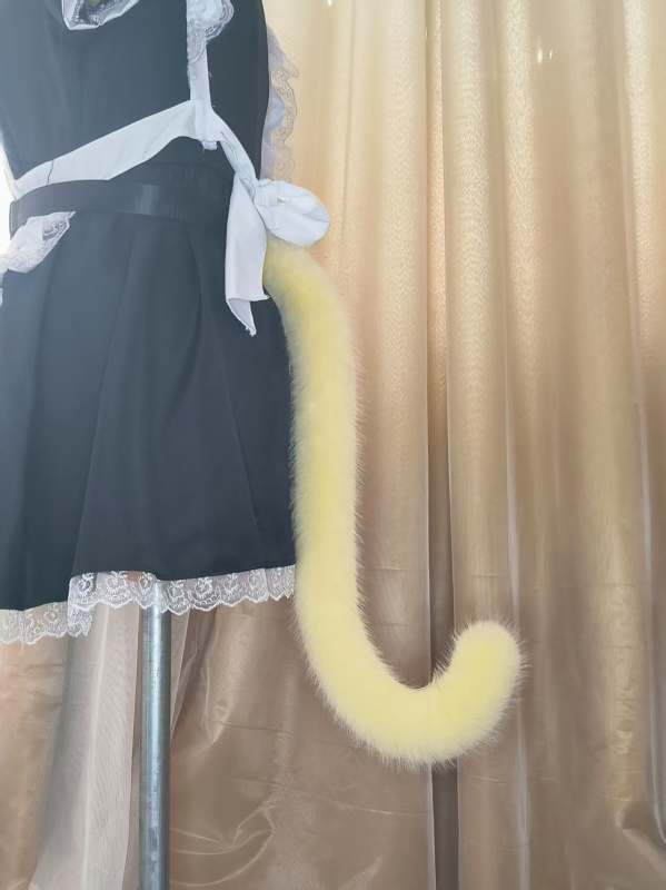 Rep lisice za cosplay – ručno izrađeni plišani rep za Lolita i 2D maid kostime; Marka Yihong; na skladištu; odrasli; jesen 2025