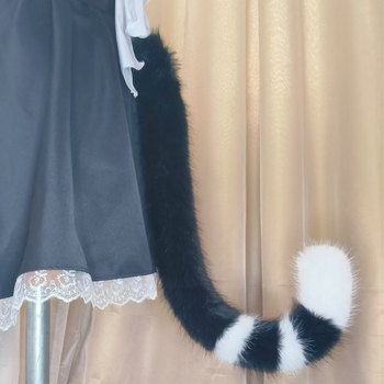 Cosplay опашка лисица и котка – ръчно изработени аксесоари за лоли аниме прислужница костюм, Yihong, налични на склад, за възрастни, Есен 2025