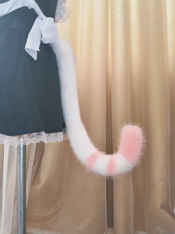 Cosplay опашка лисица и котка – ръчно изработени аксесоари за лоли аниме прислужница костюм, Yihong, налични на склад, за възрастни, Есен 2025