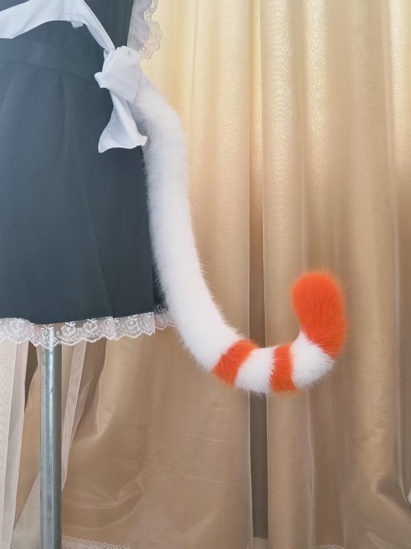 Cosplay опашка лисица и котка – ръчно изработени аксесоари за лоли аниме прислужница костюм, Yihong, налични на склад, за възрастни, Есен 2025