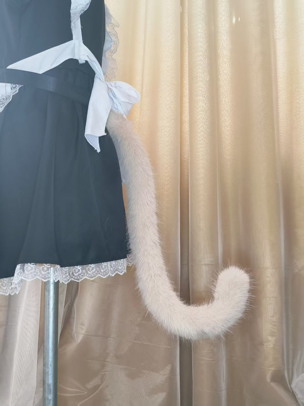 Cosplay опашка лисица и котка – ръчно изработени аксесоари за лоли аниме прислужница костюм, Yihong, налични на склад, за възрастни, Есен 2025