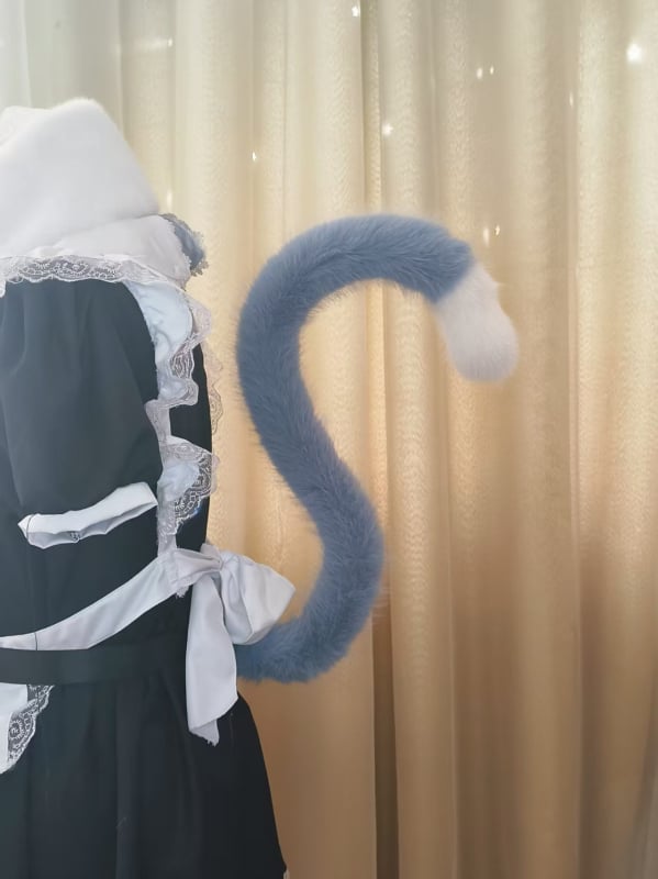 Cosplay опашка лисица и котка – ръчно изработени аксесоари за лоли аниме прислужница костюм, Yihong, налични на склад, за възрастни, Есен 2025
