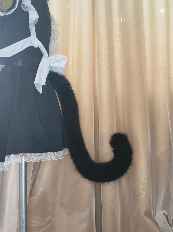Cosplay опашка лисица и котка – ръчно изработени аксесоари за лоли аниме прислужница костюм, Yihong, налични на склад, за възрастни, Есен 2025