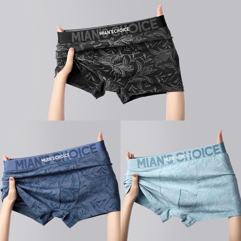 Vyriskos kvėpuojančios nailono boxeriai, vidutinio liemens, kirkšnies įdėklas 91–95% nailono