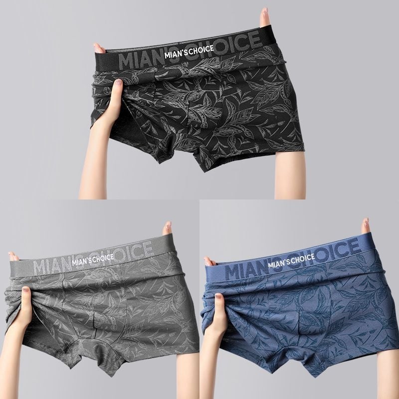 Vyriskos kvėpuojančios nailono boxeriai, vidutinio liemens, kirkšnies įdėklas 91–95% nailono