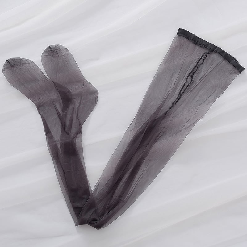 Crotchless Stockings Ultra-thin One-Line Crotch Nylon (Cored Yarn) Invisible Seamless pentru femei
