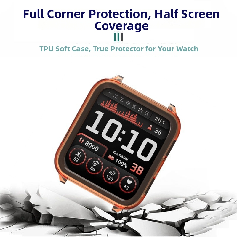 Garmin Venu X1 Poolus kaitse TPU/TPE kaitsekorpus (Materjal: TPU/TPE; Mudel: Garmin Venu X1; Kaal: 0.008 kg; Pakend: pärl-matt kotid)