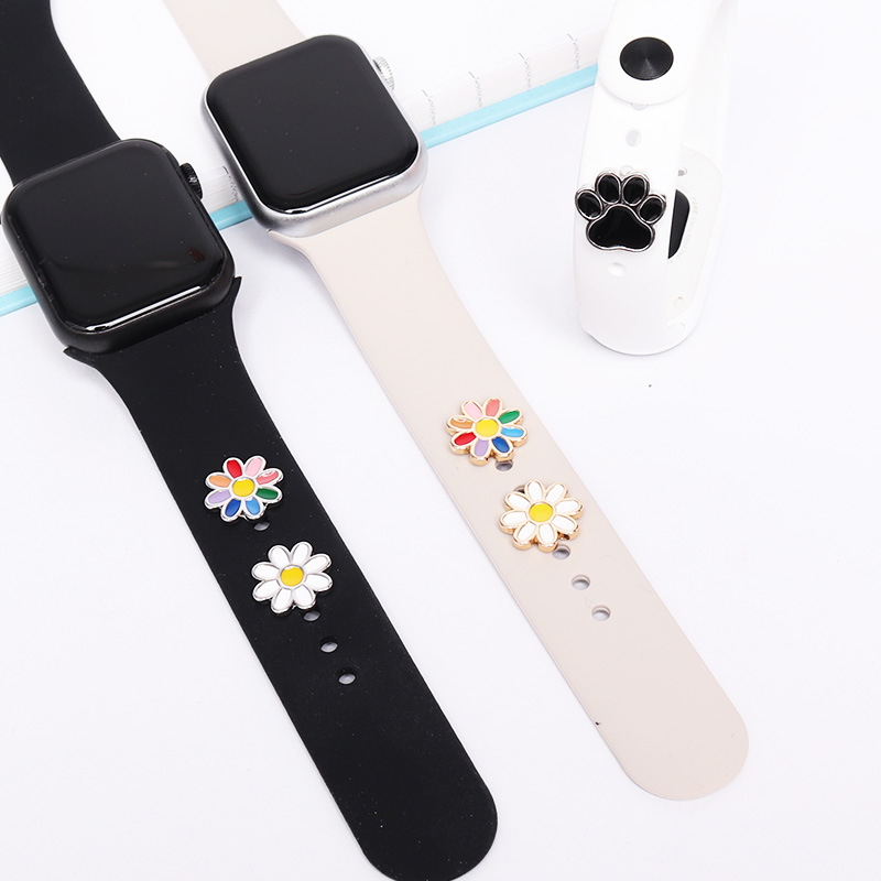 Aisiwei Διατρητή αγκράφα ρολογιού για λουρί – DIY διακοσμητική αγκράφα, πλαστικό, μοντέρνο στυλ, συμβατό με Apple Watch, Huawei και Xiaomi Band.