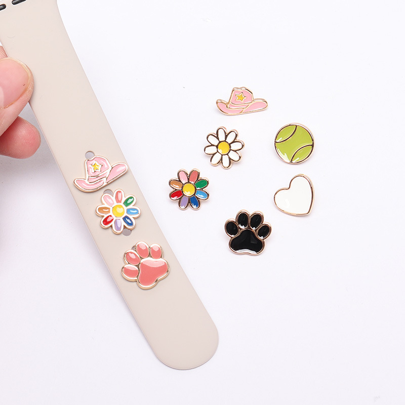 Aisiwei Διατρητή αγκράφα ρολογιού για λουρί – DIY διακοσμητική αγκράφα, πλαστικό, μοντέρνο στυλ, συμβατό με Apple Watch, Huawei και Xiaomi Band.