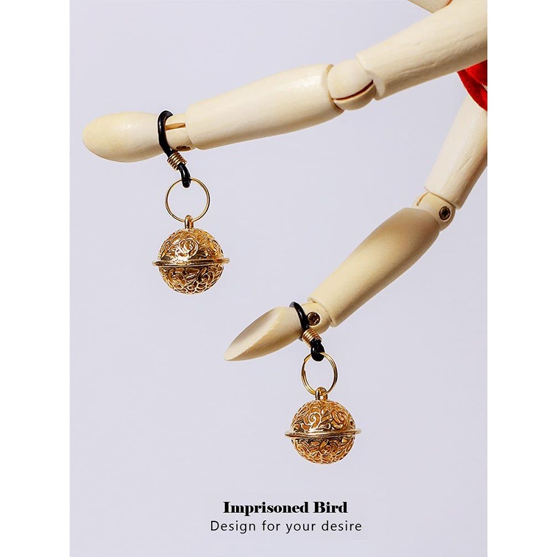 Еластична щипка с гумено пръстенче, регулируема еластичност, лесна за носене — дворцов камбанен дизайн