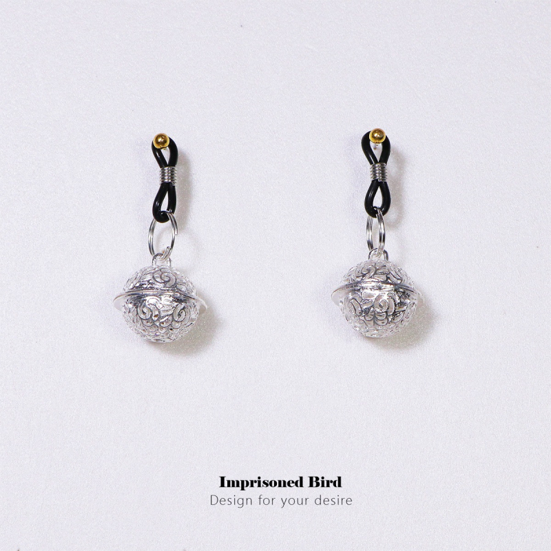 Еластична щипка с гумено пръстенче, регулируема еластичност, лесна за носене — дворцов камбанен дизайн