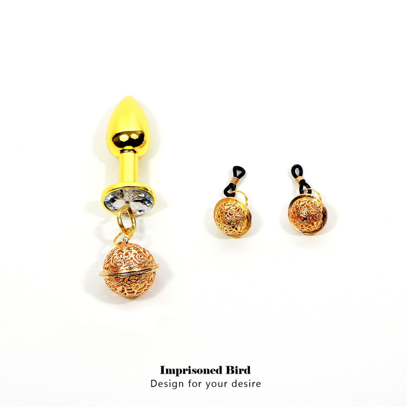 Еластична щипка с гумено пръстенче, регулируема еластичност, лесна за носене — дворцов камбанен дизайн