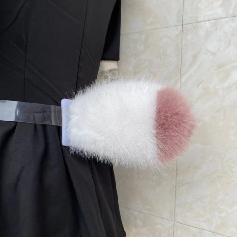 Cosplay плюшена опашка за зайче - с гласово управление и електрическа работа за сценични изпълнения (За деца, пролет 2025)