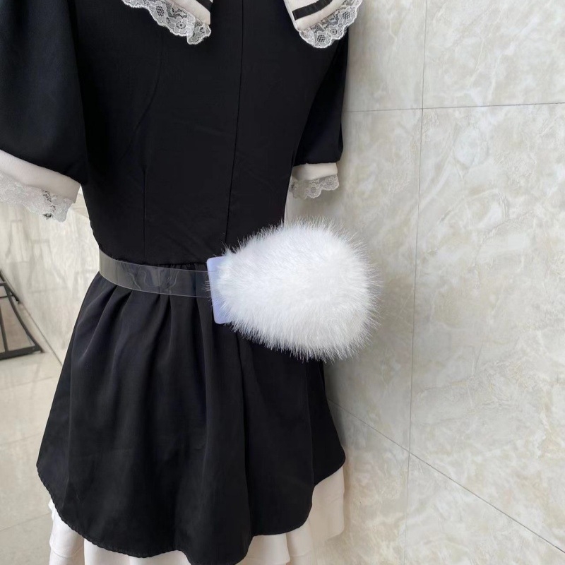 Cosplay плюшена опашка за зайче - с гласово управление и електрическа работа за сценични изпълнения (За деца, пролет 2025)