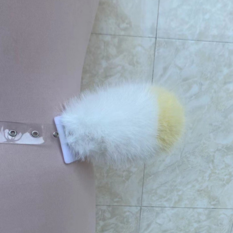 Cosplay плюшена опашка за зайче - с гласово управление и електрическа работа за сценични изпълнения (За деца, пролет 2025)