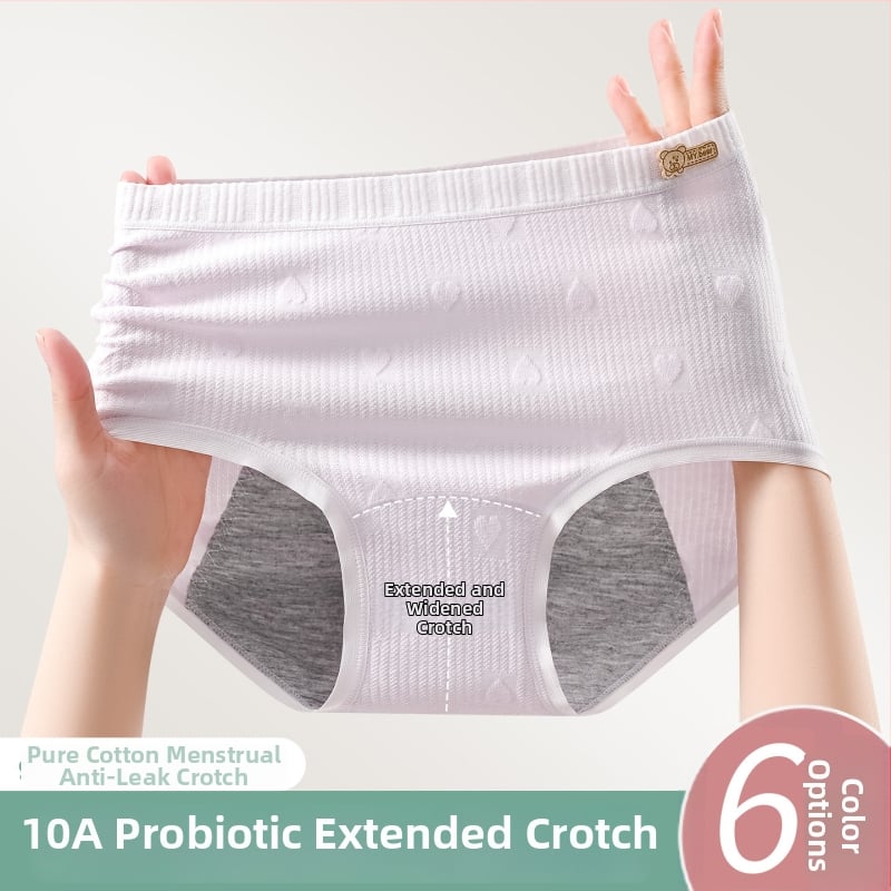 Női menstruációs alsó, magas derekú, fő anyag 94% pamut, intim zóna 100% pamut, szivárgás elleni védelem, egyszínű
