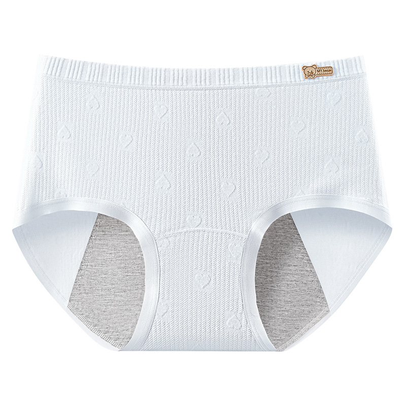 Női menstruációs alsó, magas derekú, fő anyag 94% pamut, intim zóna 100% pamut, szivárgás elleni védelem, egyszínű