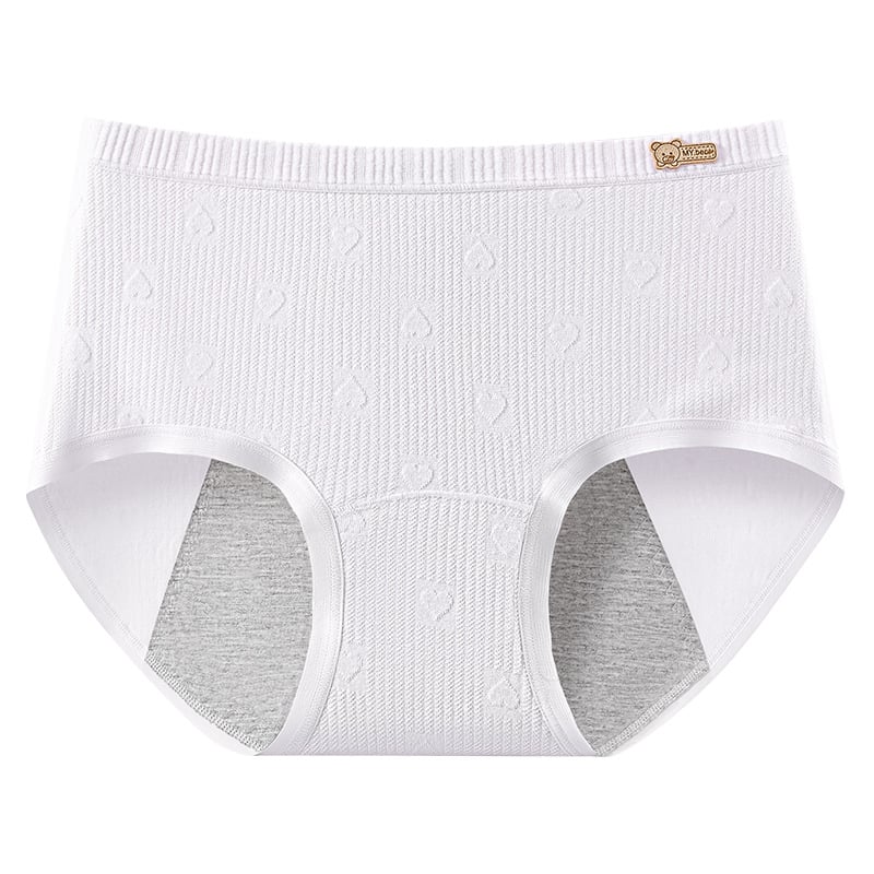 Női menstruációs alsó, magas derekú, fő anyag 94% pamut, intim zóna 100% pamut, szivárgás elleni védelem, egyszínű