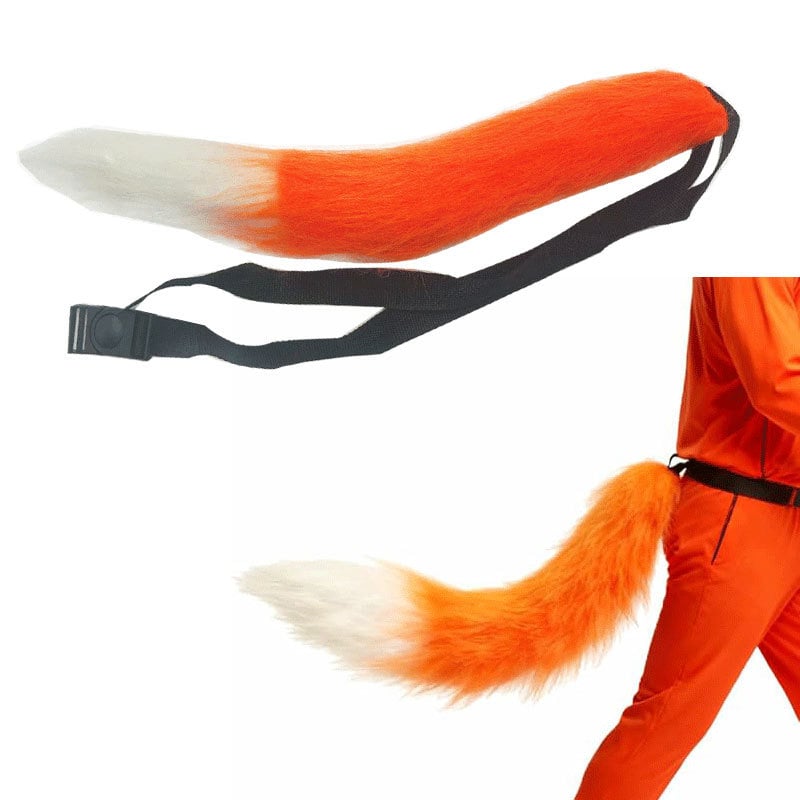 Уши и опашка на лисица за детски костюм, Хелоуин, пролет 2025