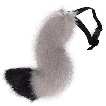 Cosplay аксесоар: котешка опашка и лисича опашка, пухкав колан за Хелоуин - ръчна изработка (Марка: Other; За възрастни; Пускане: Лято 2024)