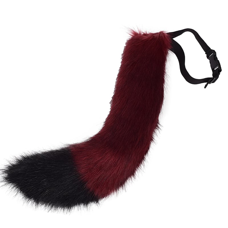 Cosplay аксесоар: котешка опашка и лисича опашка, пухкав колан за Хелоуин - ръчна изработка (Марка: Other; За възрастни; Пускане: Лято 2024)