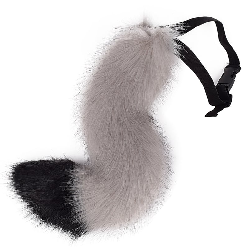 Cosplay аксесоар: котешка опашка и лисича опашка, пухкав колан за Хелоуин - ръчна изработка (Марка: Other; За възрастни; Пускане: Лято 2024)